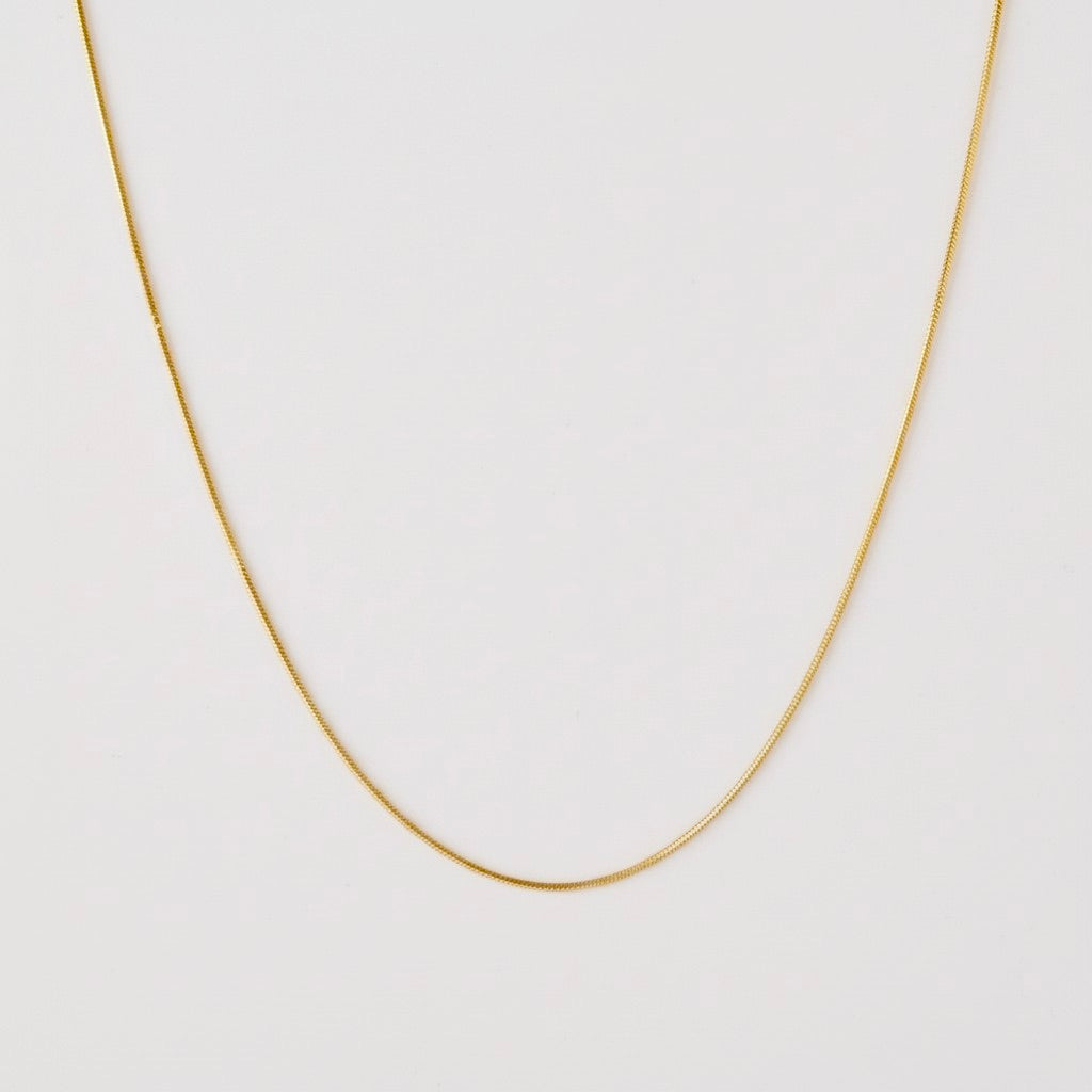 18K Gold Plated Stainless Steel Snake Necklace Chain