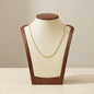 Stainless Steel Natural Draping Necklace 18K Gold Plated Minimalist Clavicle Chain