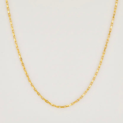 Stainless Steel Refined Necklace 18K Gold Plated Minimalist Clavicle Chain