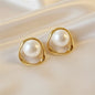 Lynn's Closet Boutique Circle Pearl Earrings