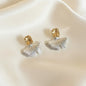 Lynn's Closet Boutique Ginkgo Leaf Champagne Gem Dangle