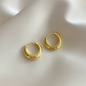 Lynn's Closet Boutique gold tone Polished Hoop Earrings