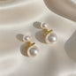 Lynn's Closet Boutique Ear Jacket Pearl Earrings