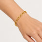 Textured Cross Link Bracelet