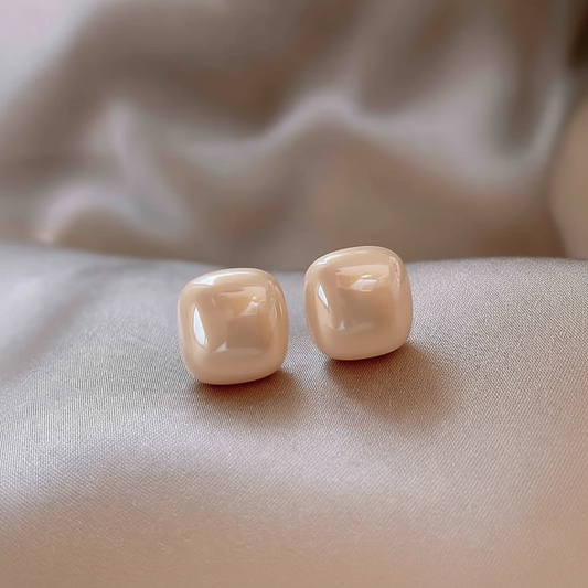 Lynn's Closet Boutique Square Sugar Pearl Earrings
