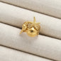 Stainless Steel Starfish Shell Parrot Layered Adjustable Open Ring Gold Plated