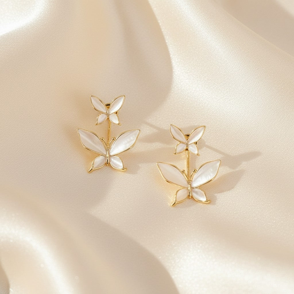 Lynn's Closet Boutique Ear Jacket Butterfly Earrings