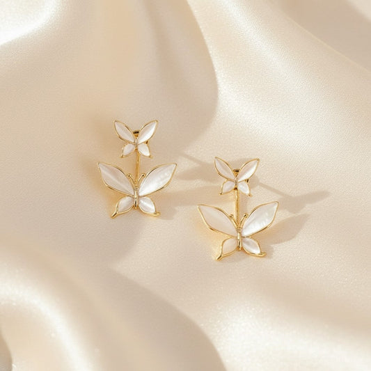Lynn's Closet Boutique Ear Jacket Butterfly Earrings