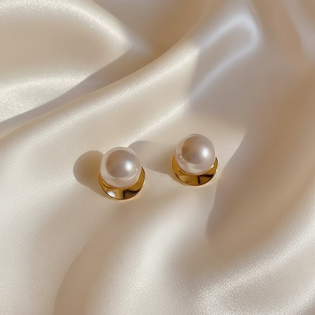 Lynn's Closet Boutique Artificial Pearl Metal Post Studs