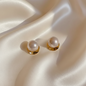 Lynn's Closet Boutique Artificial Pearl Metal Post Studs