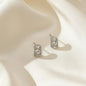 Lynn's Closet Boutique Full Diamond Zircon Studs