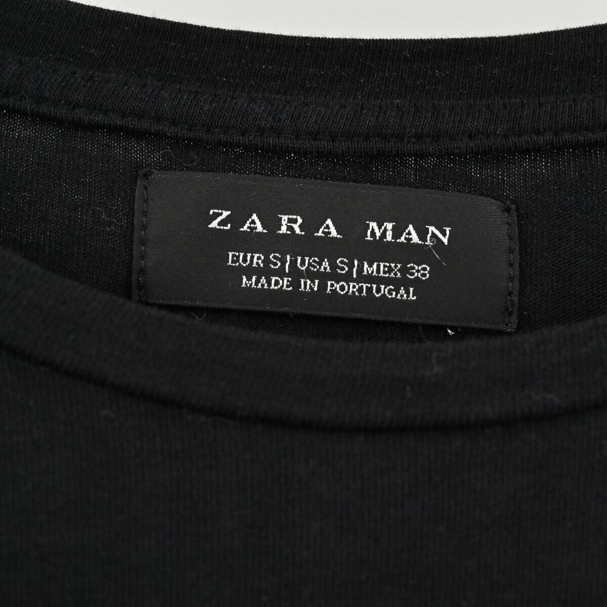 ZARA MAN Graphic Tee Mens Size S Black Ramble Disorder Mess Streetwear Punkcore