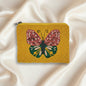 Butterfly Beaded Coin Pouch