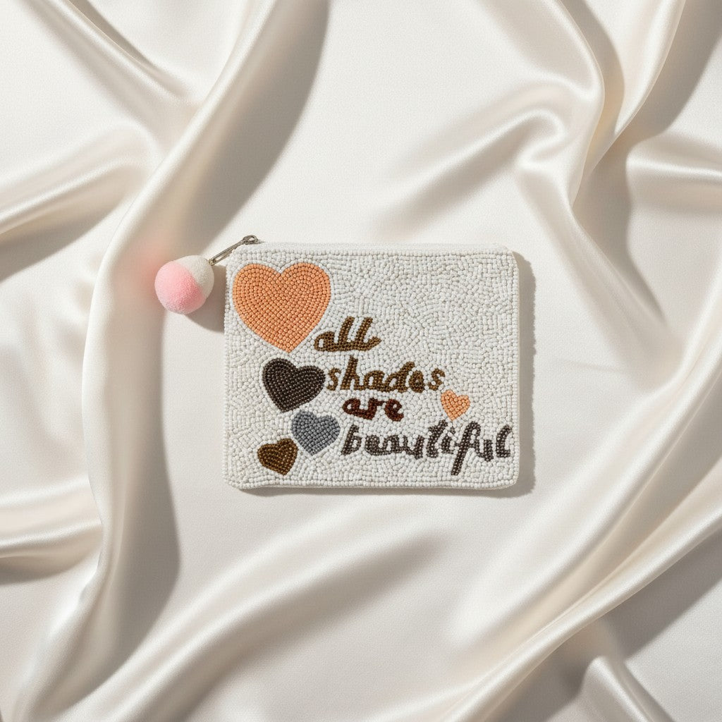 All Shades Are Beautiful Artist Series Beaded Coin Pouch