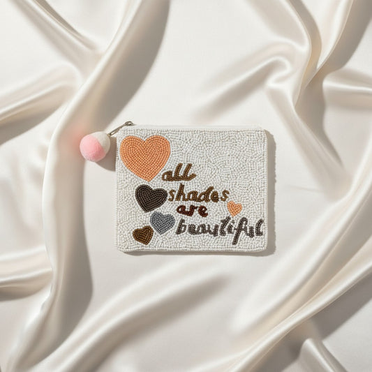 All Shades Are Beautiful Artist Series Beaded Coin Pouch