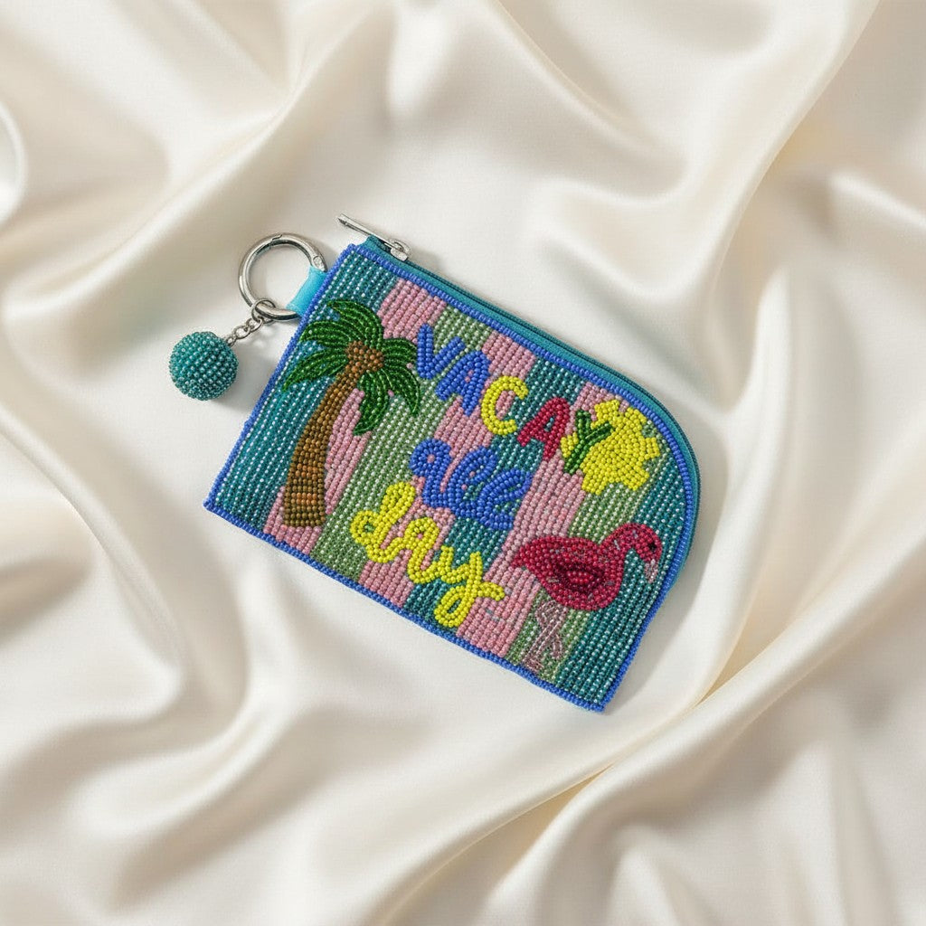 Vacay All Day Keyring Coin Pouch