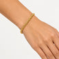 3mm Rope Chain Bracelet Gold 18cm