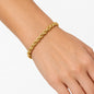 3mm Rope Chain Bracelet Gold 19cm