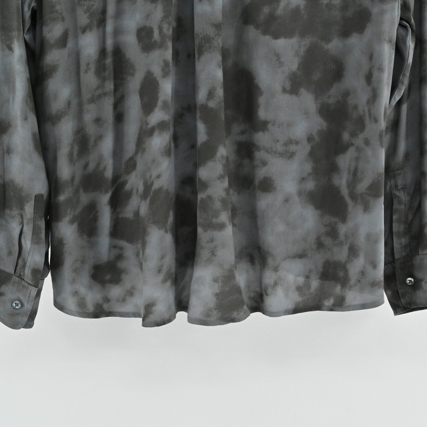 Rails Womens Hillary Crossover Top Size XL Gray Tie Dye Long Sleeve Faux Wrap