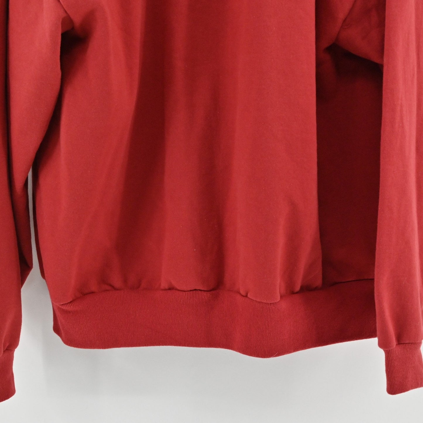 Jerzees Womens Puff Paint Sweatshirt Size XL Grandmacore Red Maglolias Cardigan