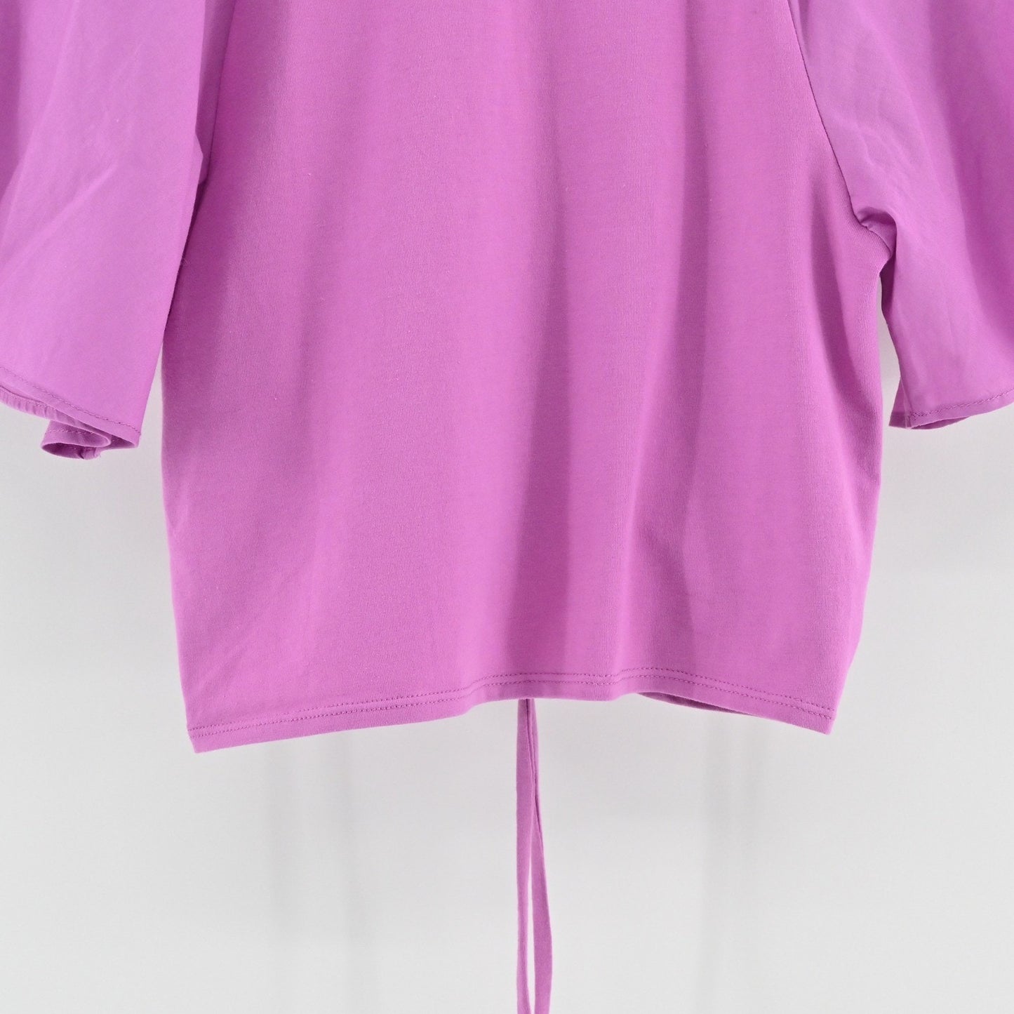 Anthropologie Maeve Womens Flutter Sleeve Top Size XS Lilac Coquette Blouse