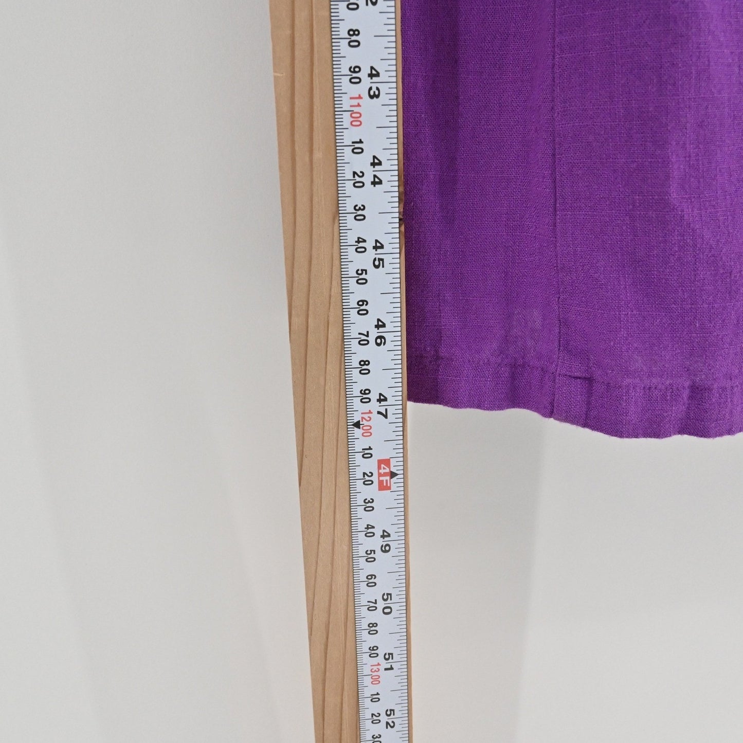 J Jill Linen Midi Dress Size S Purple Puff Sleeve Boho Lagenlook Button Front