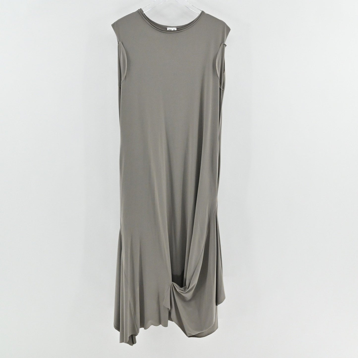 Planet Sleeveless Maxi Dress Size S/M Gray Minimalist Lagenlook Comfortable