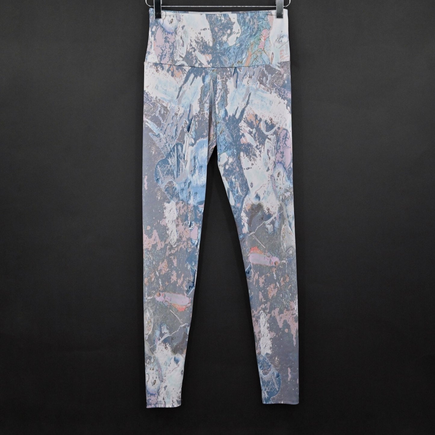 ONZIE Womens Marble Leggings Size S/M Running Athletic Yoga Pants Pull On FLOW