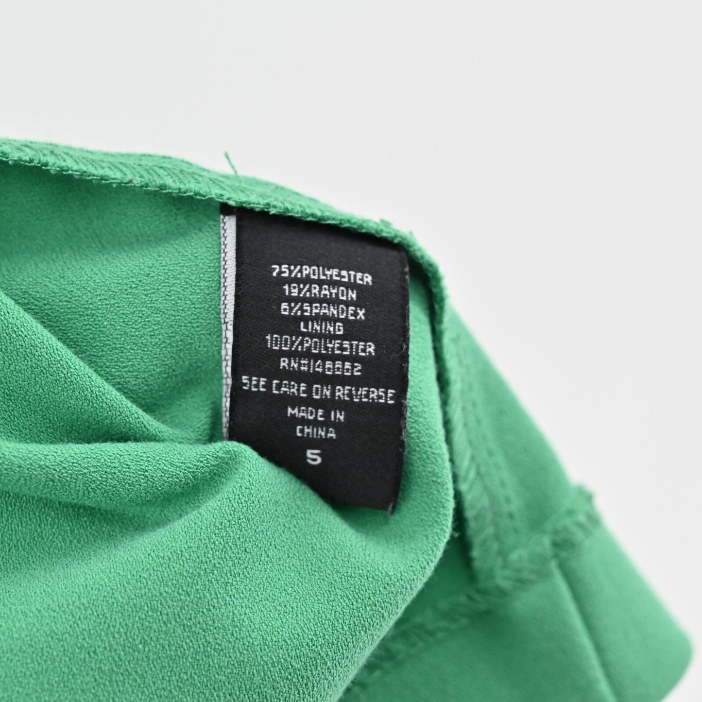 TORRID Blazer Womens Size 5 Green Ruched 3/4 Sleeve Open Front Jacket Career