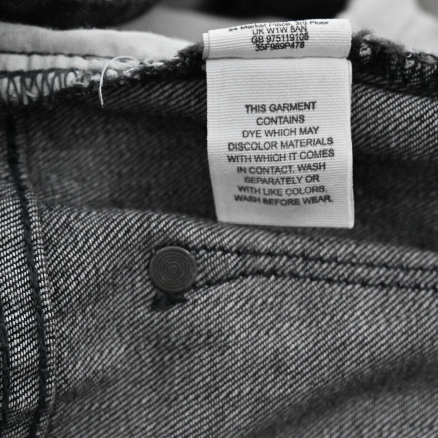 FREE PEOPLE Jeans Womens Sz 28 Coal Miners Washed Black Distressed Boho Festival