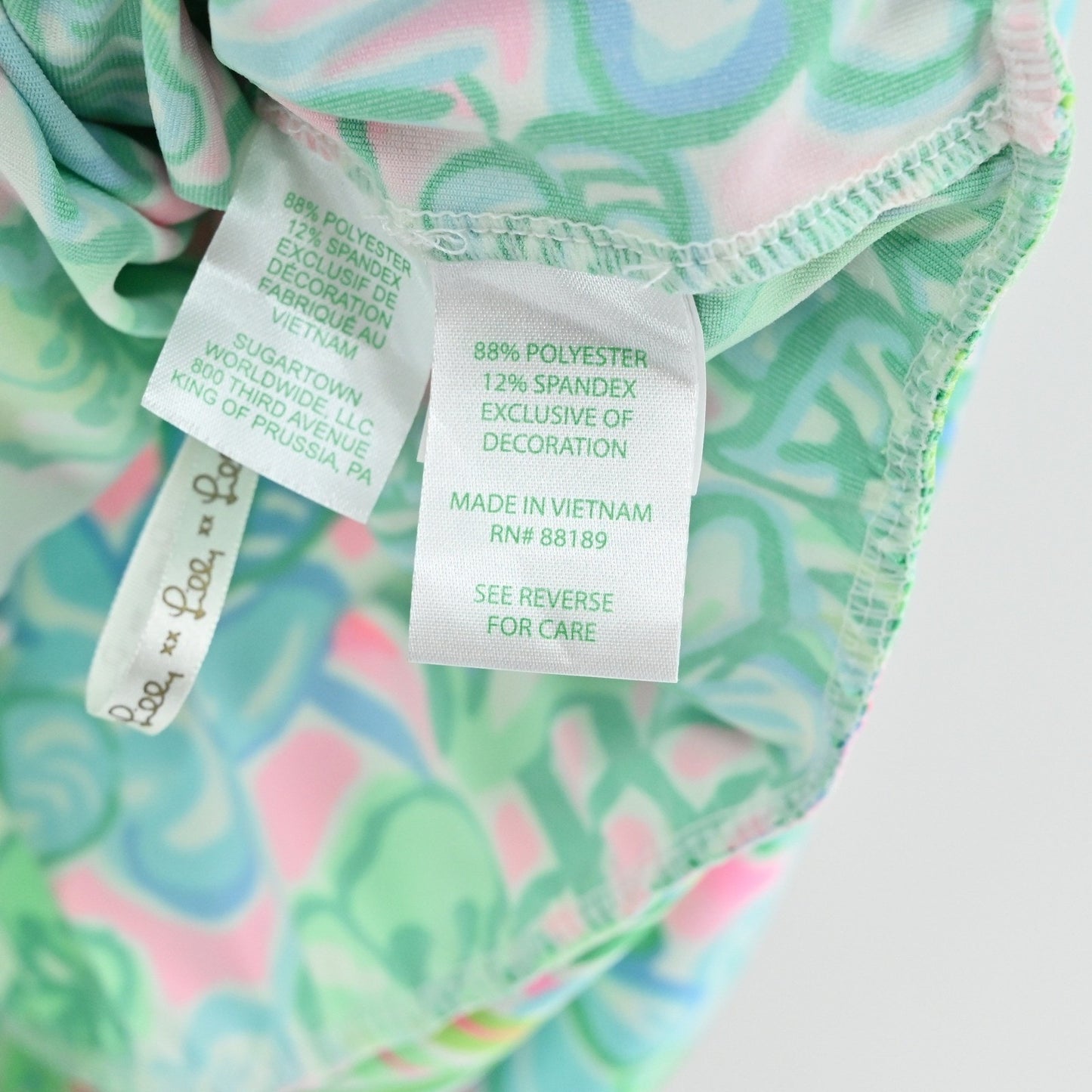 Lilly Pulitzer Bowen Top Size XL Coconut Row Engineered Knit Halter Chain Strap