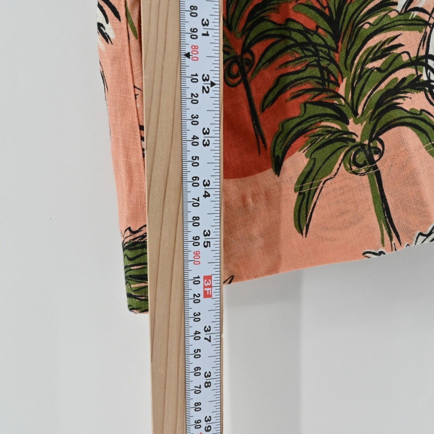 Nicole Miller Tropical Linen Dress Size M Palm Tree Sleeveless Island Vacation