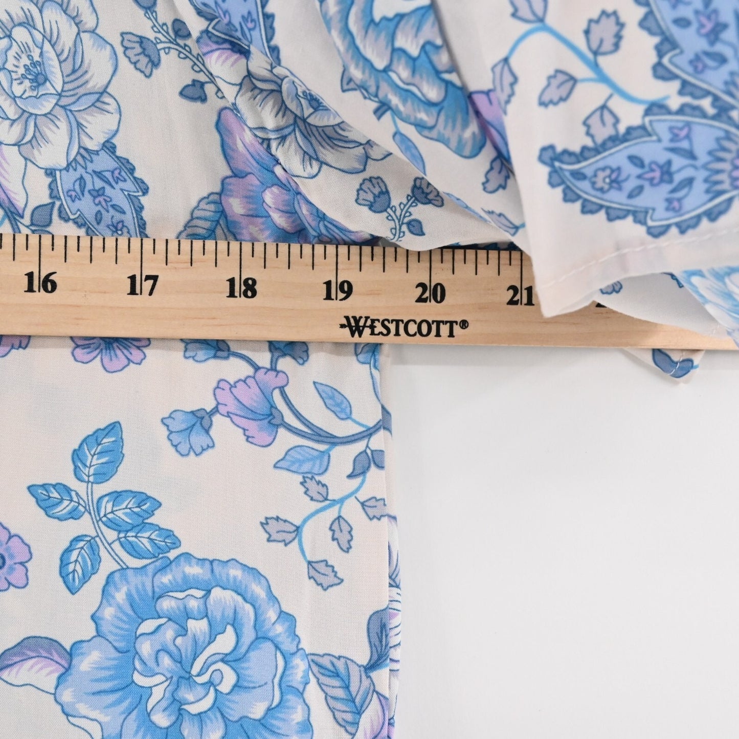 WALKER WADE Dress Sz XS Blue Purple Floral Print Ruffle Neck Shift Mini Cottage