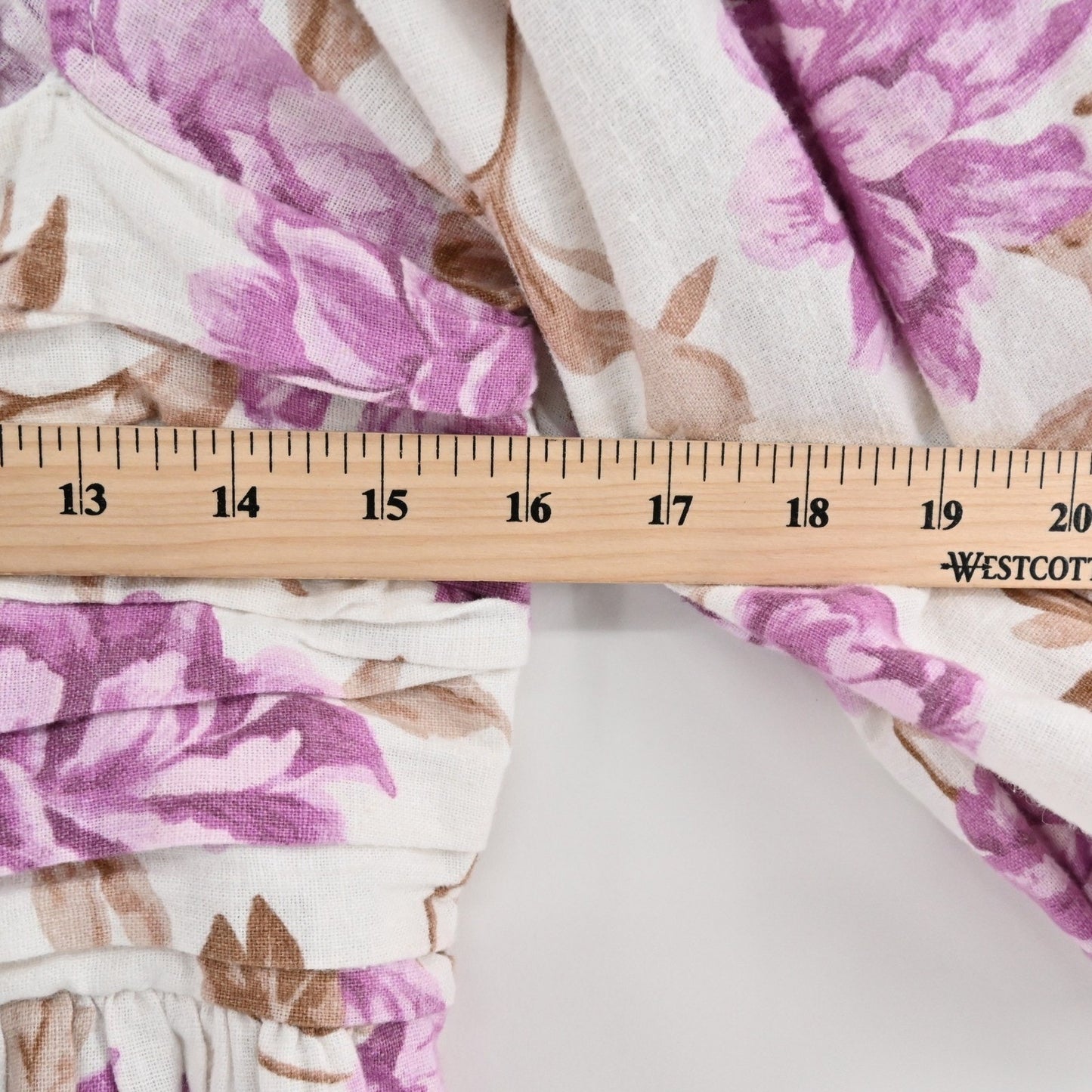 Abercrombie Fitch Emerson Floral Dress Size S Puff Sleeve Square Neck Romantic