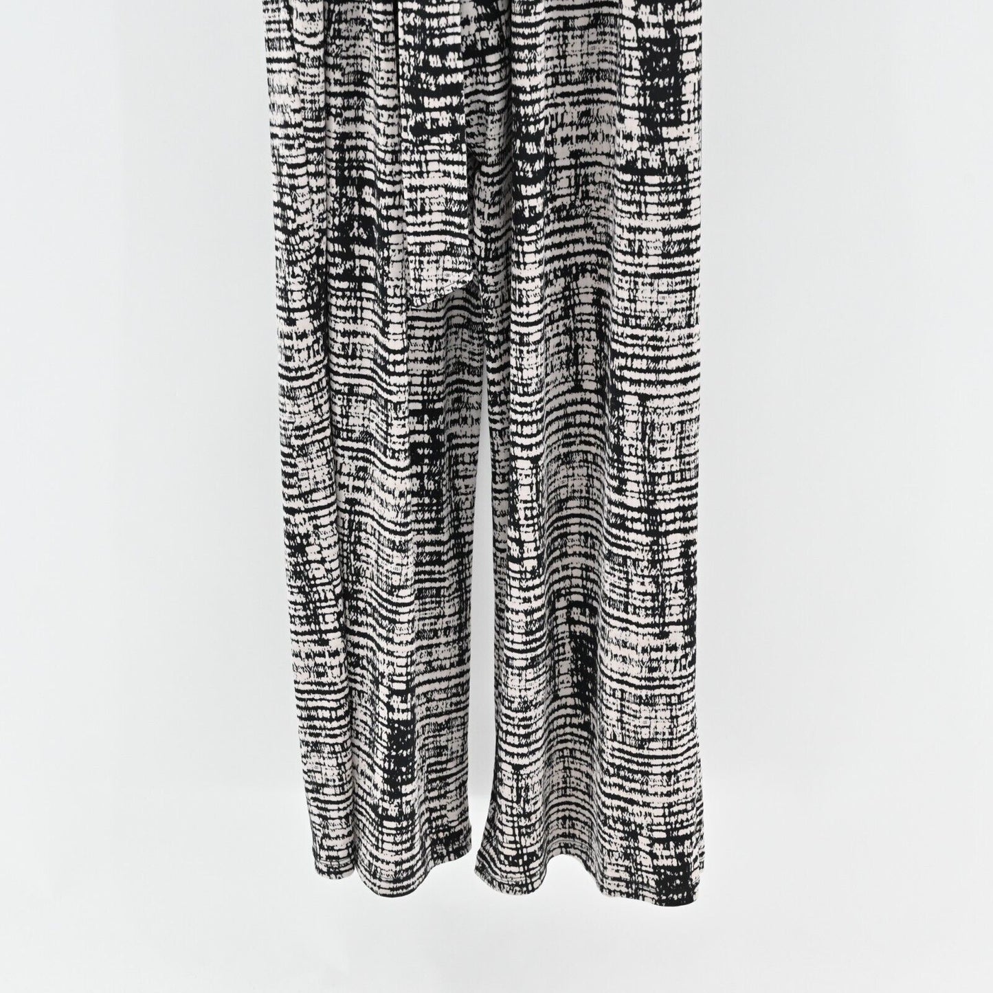 CALVIN KLEIN Jumpsuit Womens Size XXL Sleeveless Wide Leg Printed Stretch Zip