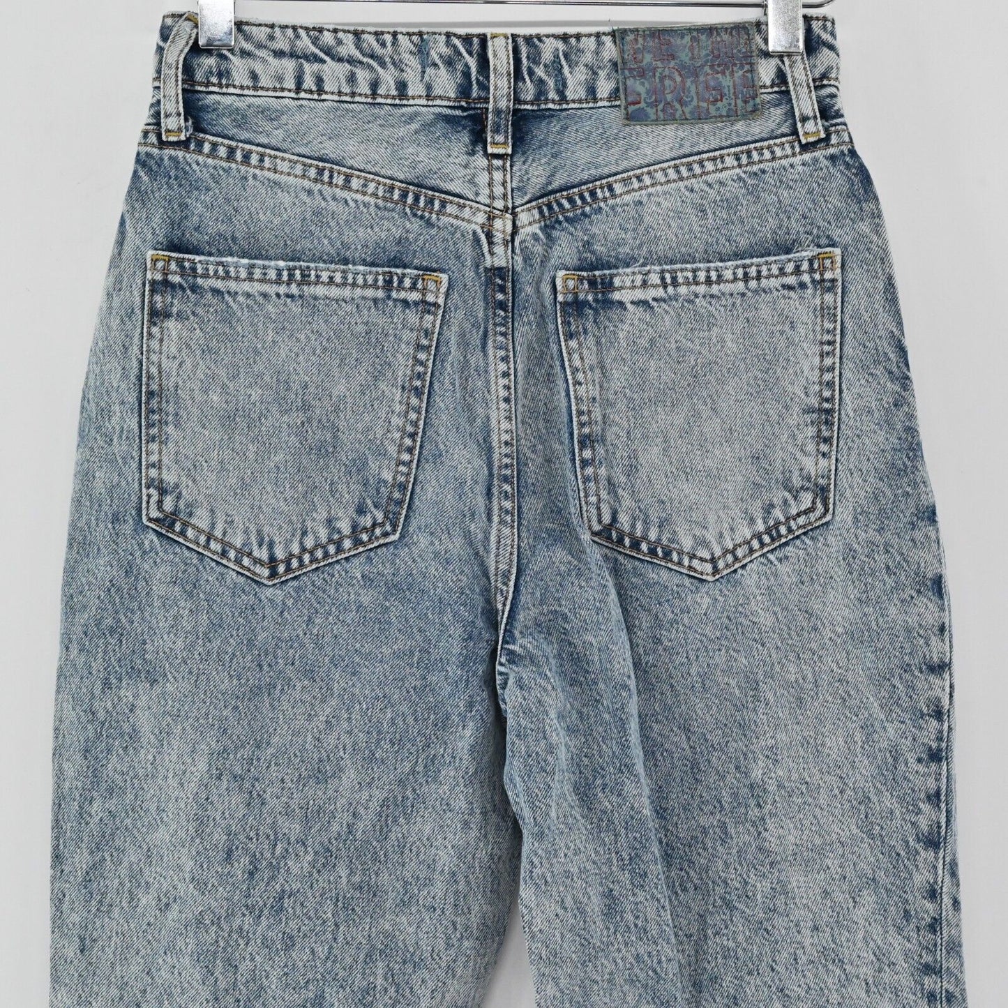 FREE PEOPLE Jeans Womens Size 26 My Own Lace Distressed Acid Wash We The Free