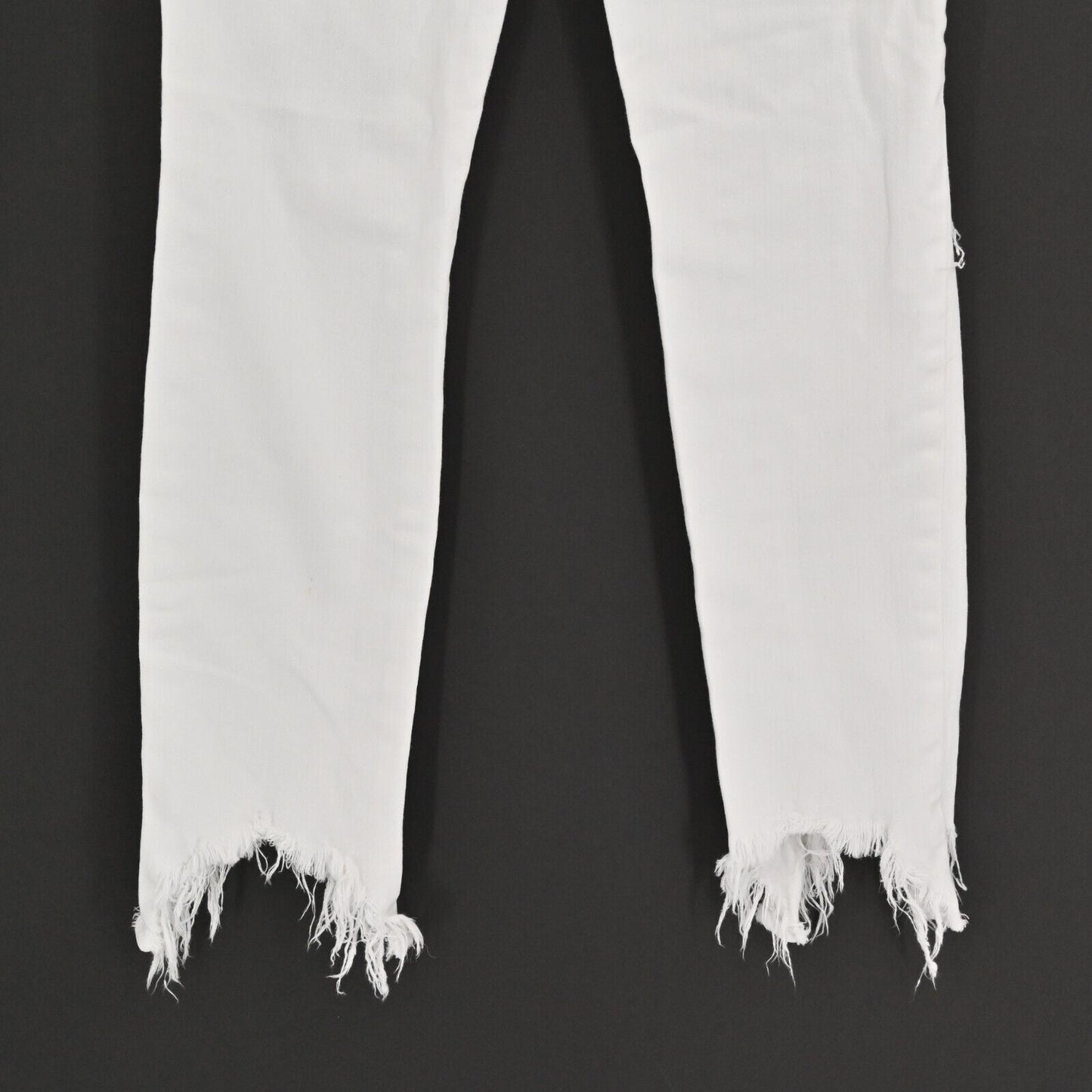 LAGENCE Jeans Womens Size 25 High Line Skinny High Rise Blanc Destruct White