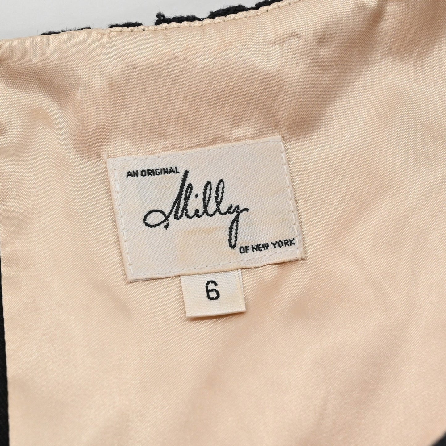 Milly Black Lace Dress Size 6 Milkmaid Bell Sleeve Whimsigoth Dark Romantic Y2k