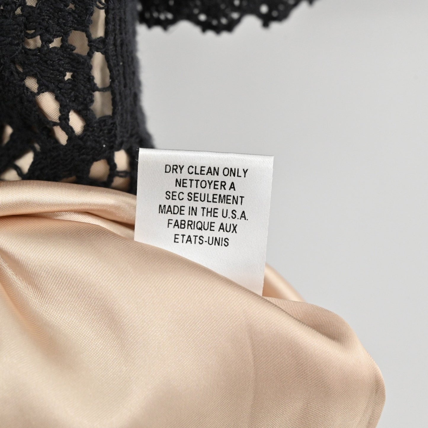 Milly Black Lace Dress Size 6 Milkmaid Bell Sleeve Whimsigoth Dark Romantic Y2k