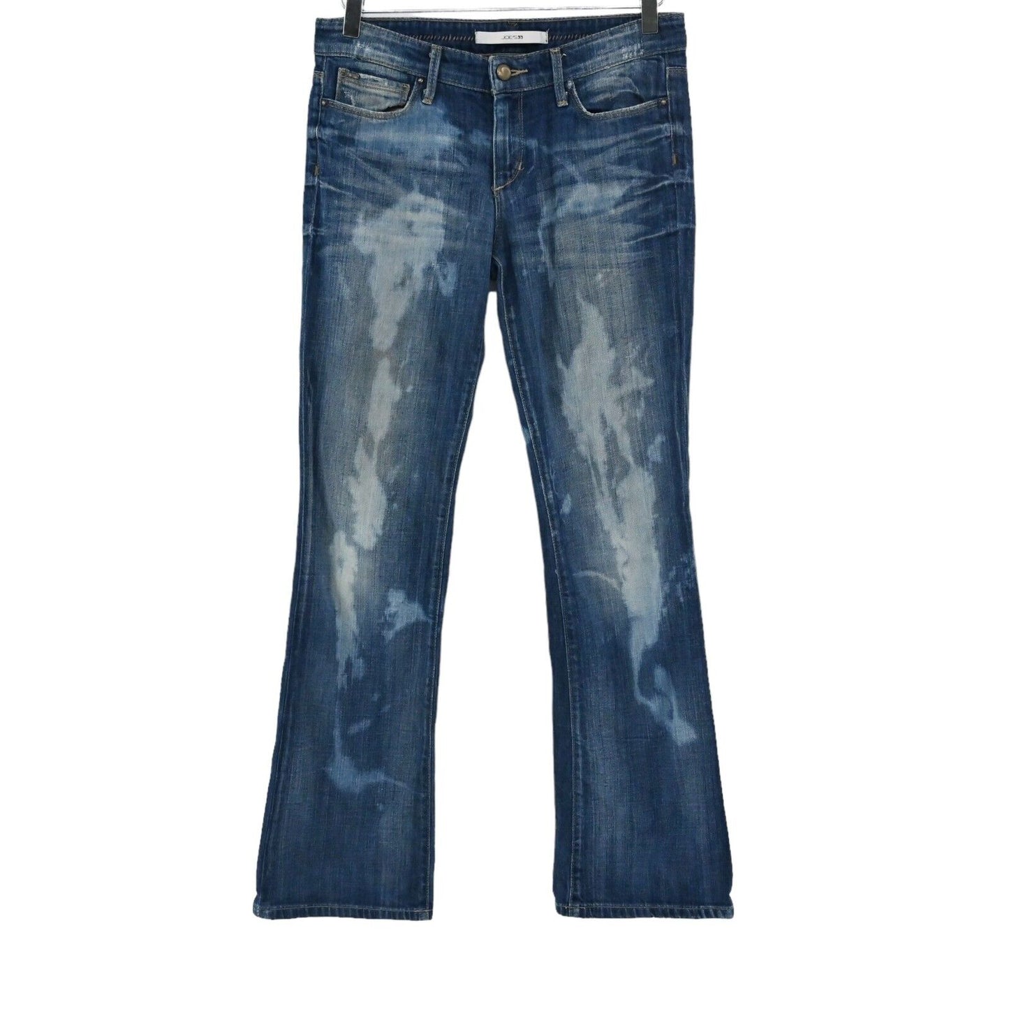 JOES JEANS Jeans Womens Size 26 Dark Bleach Wash Bootcut Low Rise Stretch Grunge