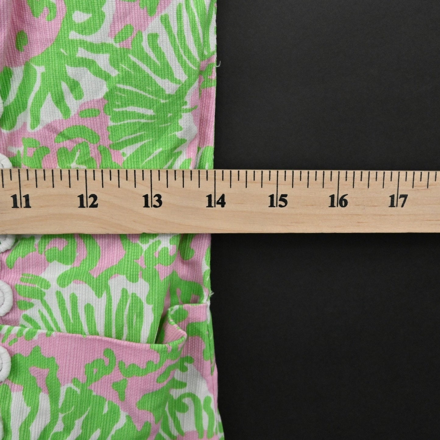 Lilly Pulitzer Liz Mini Shift Dress Size 00 Green Sunnyside Lions Cotton Pockets