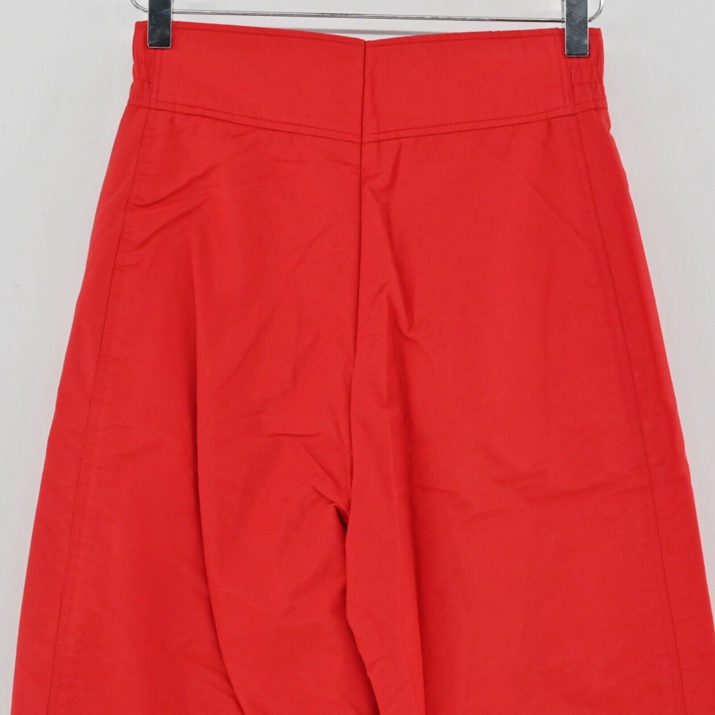 Vtg BOGNER Pants Womens Sz 8 Red Cotton Blend High Rise Tapered Snow Ski USA 80s