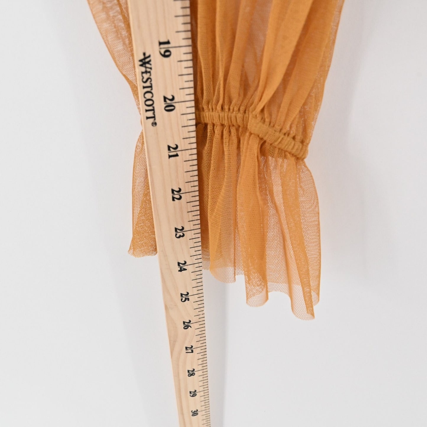 ANTHROPOLOGIE Floral Embroidered Top Womens Size XS Smocked Tulle Brown Blouse