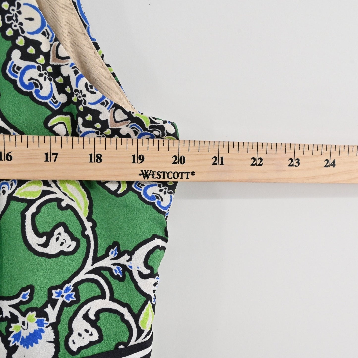 Jessica Howard Floral Damask Halter Maxi Dress Size 10 Green Boho Sleeveless