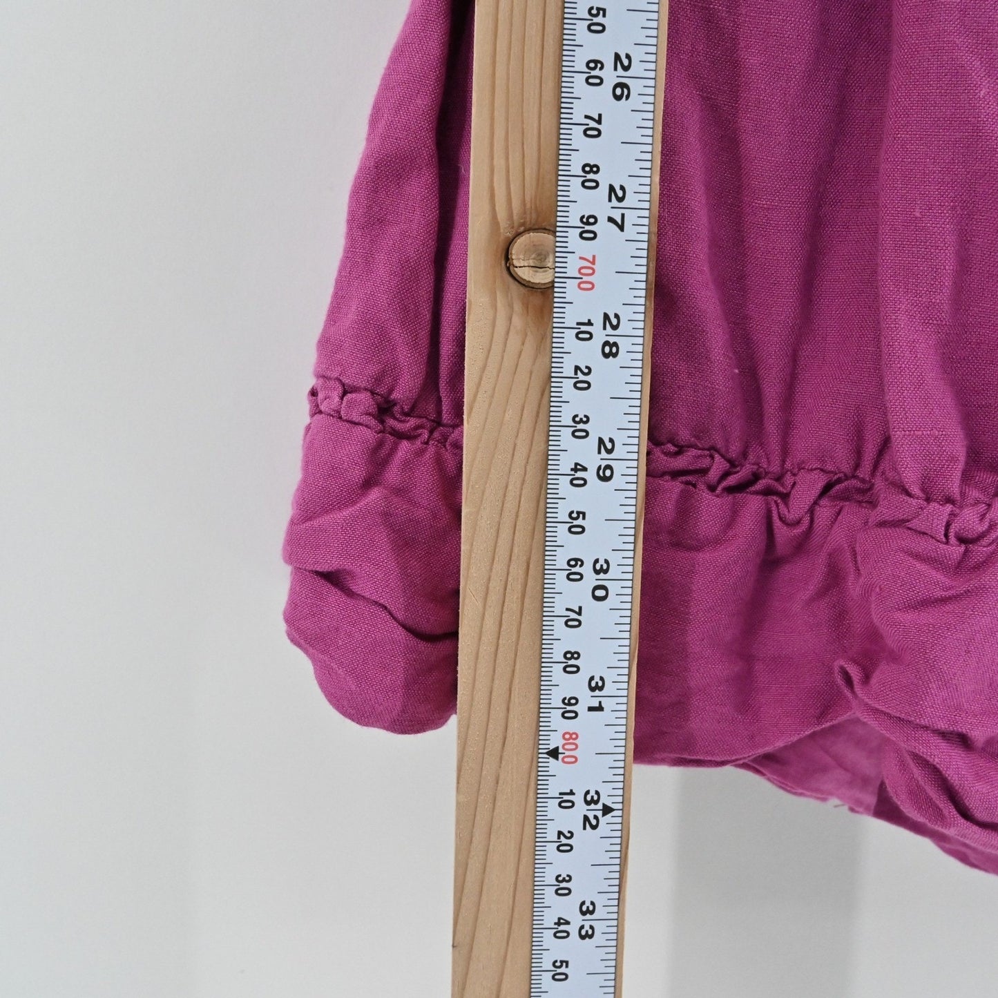 Anthropologie Smocked Waist Mini Dress Dress Size S Linen Tie Back Ruffle Mini