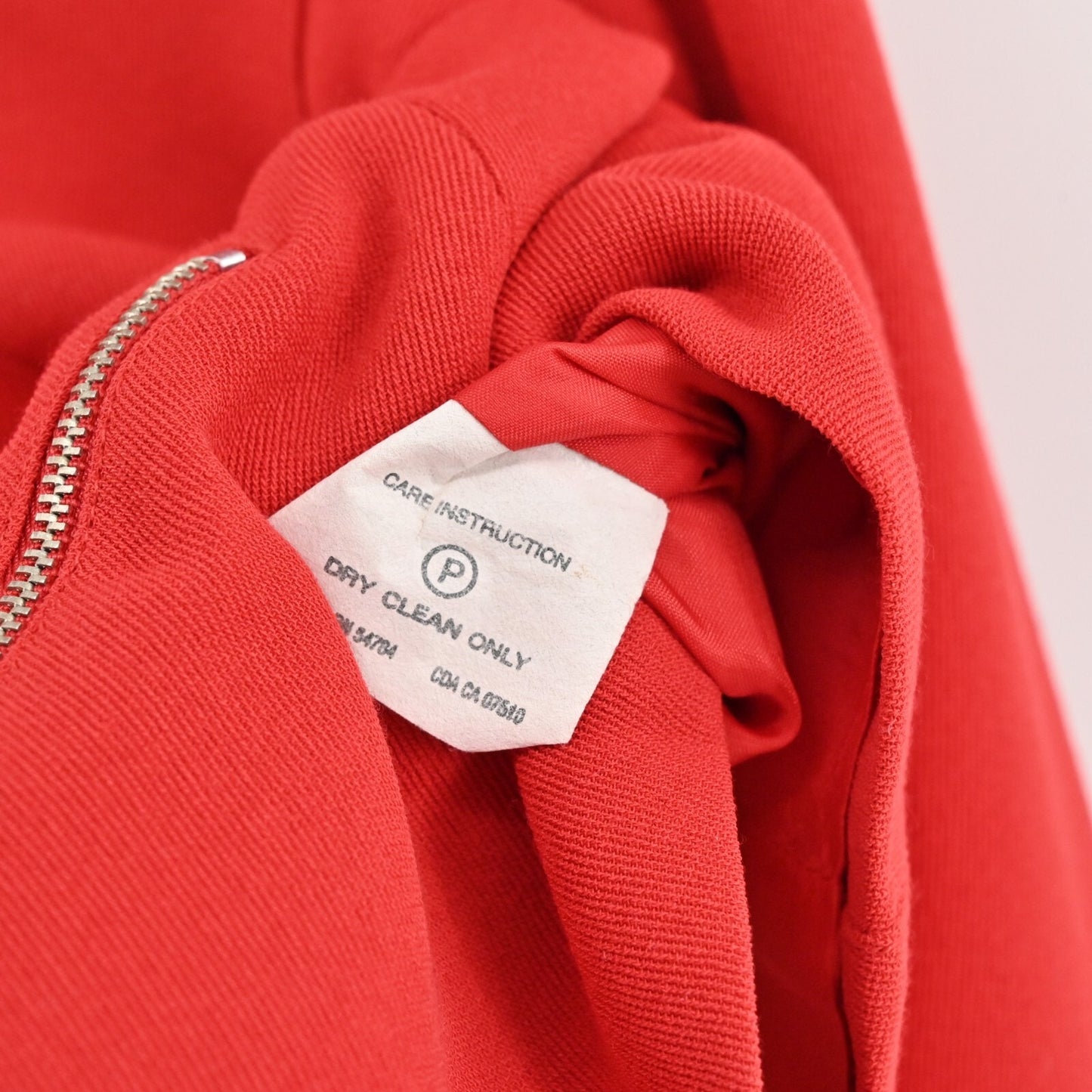 Vtg EMANUEL UNGARO Jacket Womens Size 8 Petite Solid Red Full Zip Blazer Classic