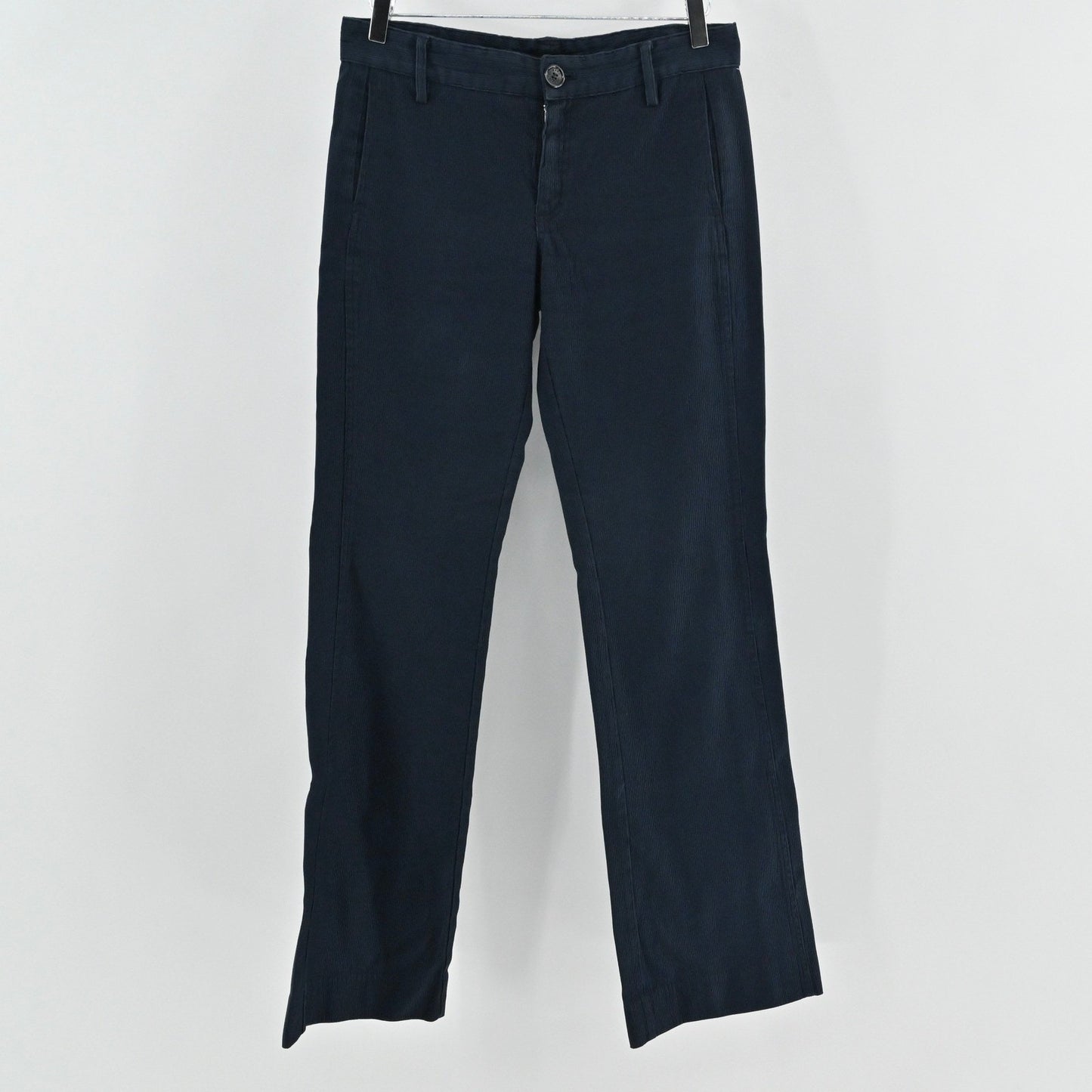 Marc Jacobs Womens Corduroy Pants Size 6 Navy Minimalist Quiet Luxury Trousers