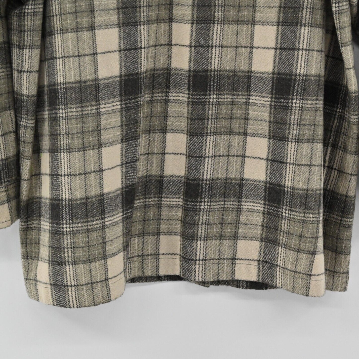 LAUREN RALPH LAUREN Shirt Mens Size M Long Sleeve Plaid Wool Button Up Pocket