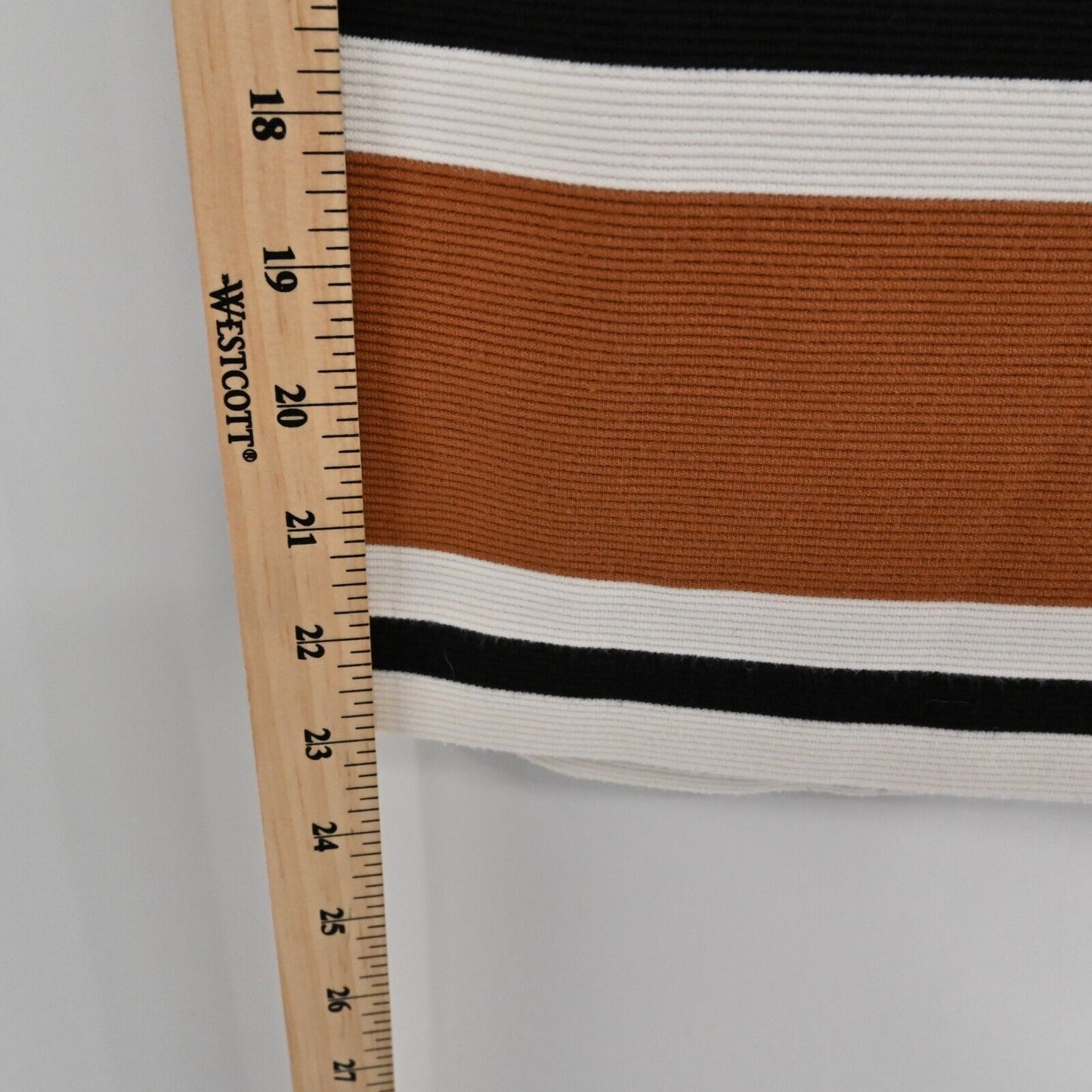 WHBM Skirt Womens Sz 2 Ponte Multi Stripe Pencil Knee Length Corpcore Office