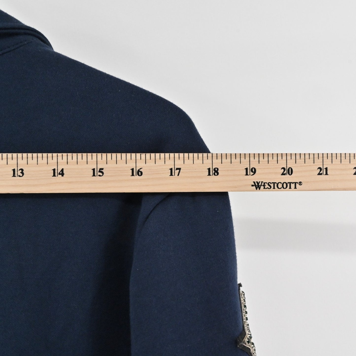 Miller Wendt Womens Navy Sloane Blazer Size XL Star Tennis Club Patch Jacket NEW